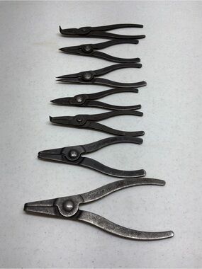 Snap-on/Waldes Truarc Snap Ring Pliers Set of 7